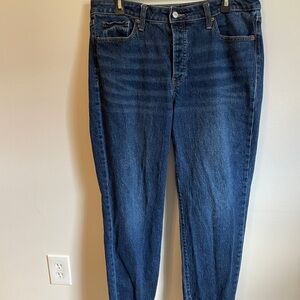 Old Navy Dark Blue Straight Leg Jeans
